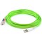 Add-On Addon 15M Lc (Male) To Sc (Male) Lime Green Om5 Duplex Fiber Patch ADD-SC-LC-15M5OM5 - alternate 1